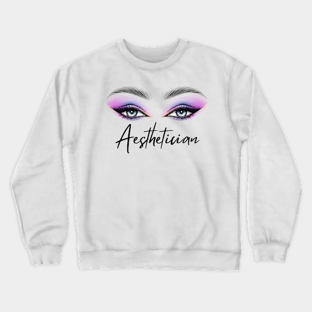 Makeup Artist Crewneck Sweatshirt by Inktopolis